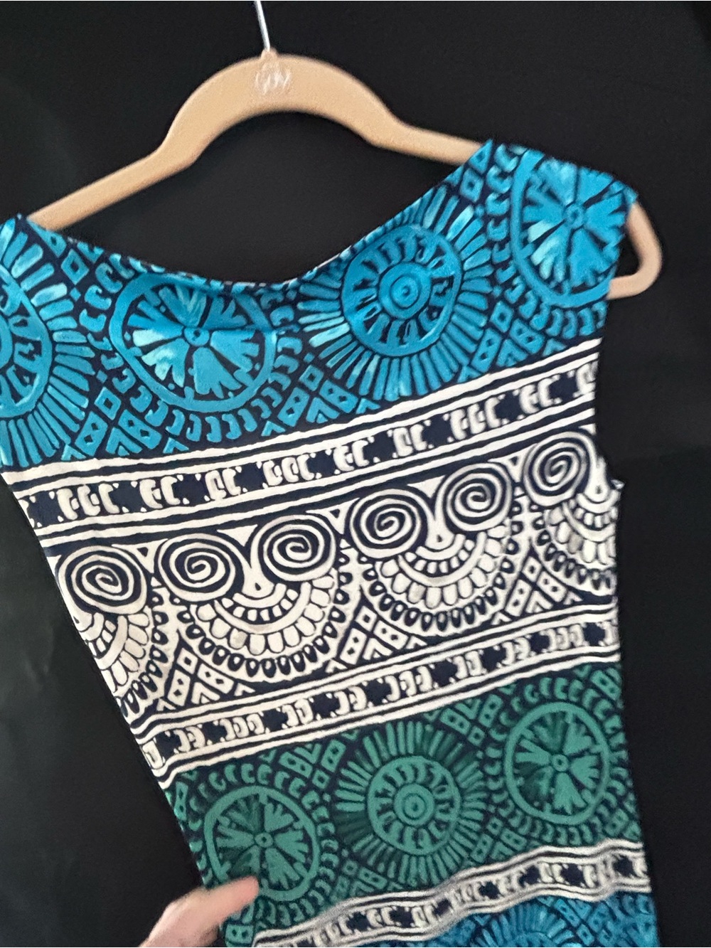 Tory Burch 100% Silk Pattern Boho Dress - Picture 10 of 10